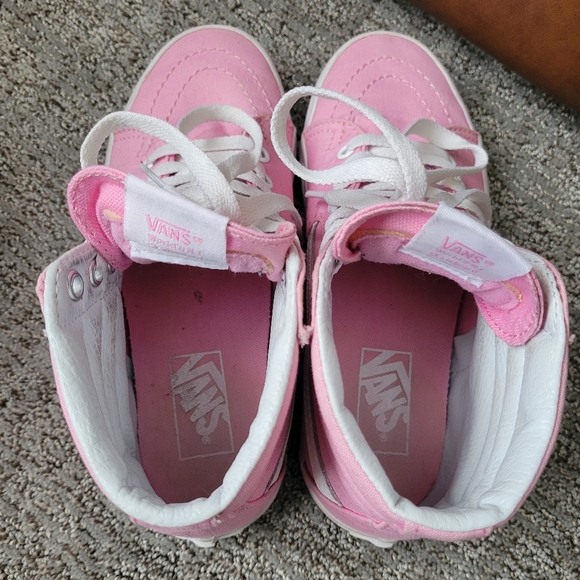 Pink High Top Vans - Picture 5 of 6